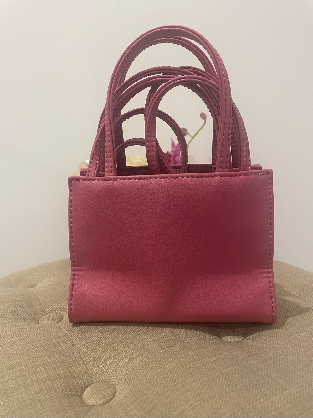 Telfar Small Corn Beef Shopping Bag - Picture 3 of 11
